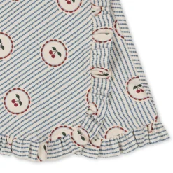 New Konges Sløjd cale nederdel - CHERRY STRIPE cherrystripe