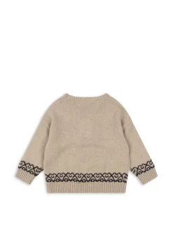 Shop Konges Sløjd Carola sweater - off white melange offwhitemelange