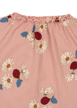 Discount Konges Sløjd CHLEO BLUSE - LADYBUG DAISY BLUSH ladybugdaisyblush