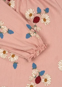 Discount Konges Sløjd CHLEO BLUSE - LADYBUG DAISY BLUSH ladybugdaisyblush