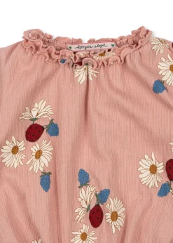 Discount Konges Sløjd CHLEO BODYSTOCKING - LADYBUG DAISY BLUSH ladybugdaisyblush