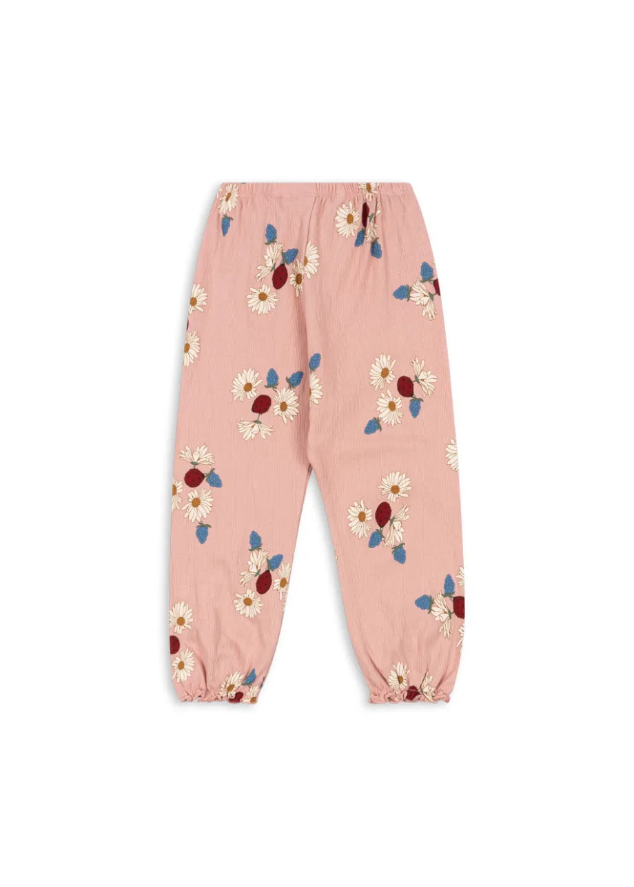Hot Konges Sløjd CHLEO BUKSER - LADYBUG DAISY BLUSH ladybugdaisyblush