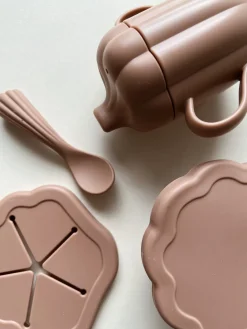 Online Konges Sløjd clam spisesæt - bark