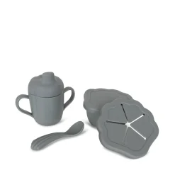 Clearance Konges Sløjd clam spisesæt - LIGHT BLUE lightblue