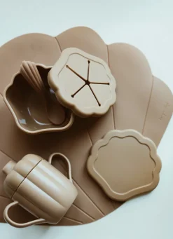 Sale Konges Sløjd clam spisesæt - TERRA COTTA terracotta