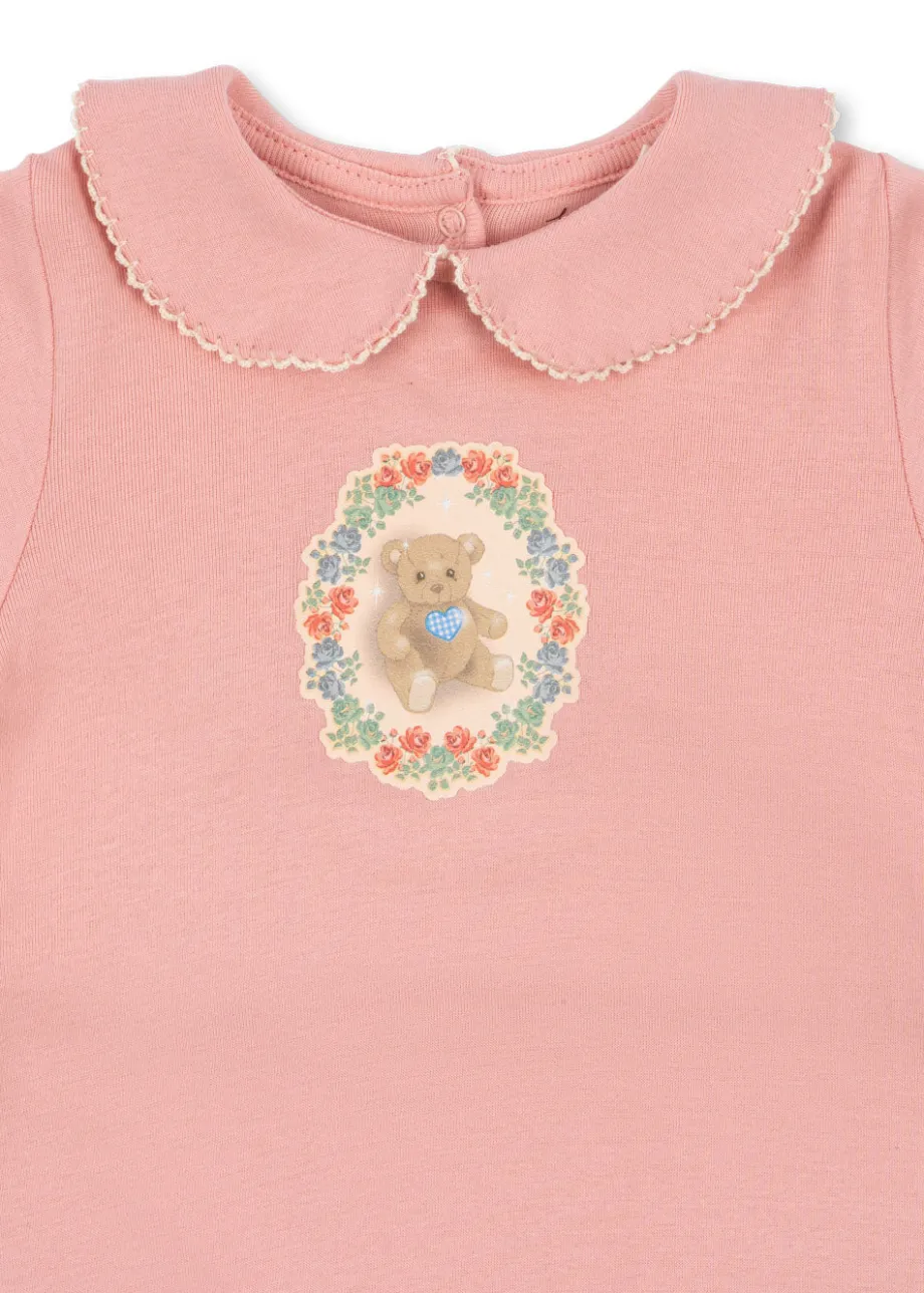 Outlet Konges Sløjd Coty picot heldragt - mellow rose mellowrose