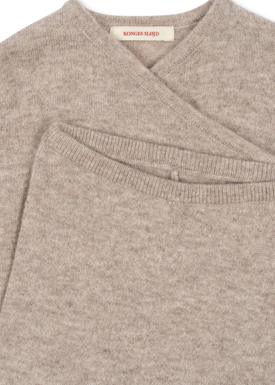 Flash Sale Konges Sløjd dio cashmere sæt - CAMEL MELANGE camelmelange