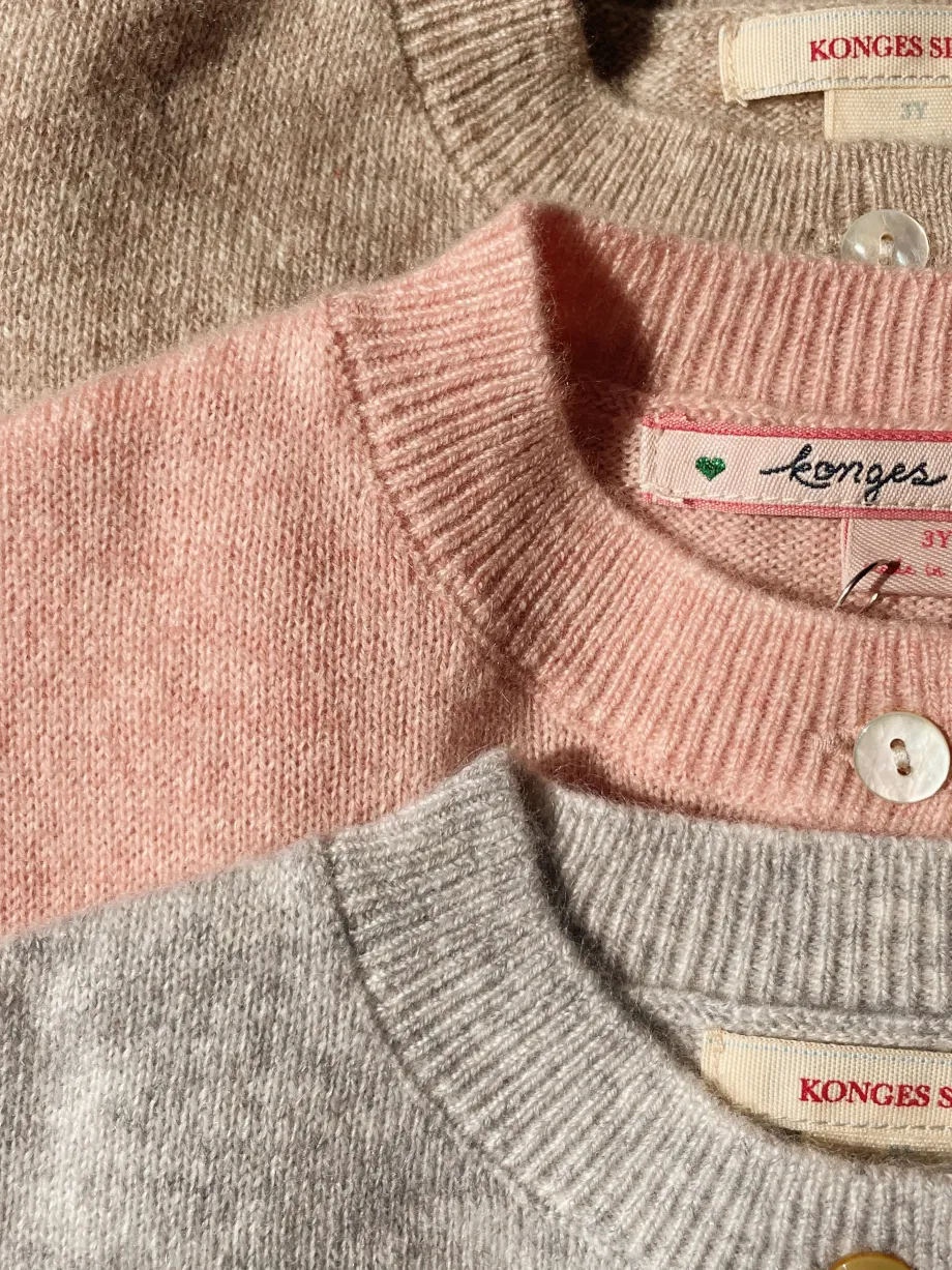Best Sale Konges Sløjd dio cashmere sæt - LIGHT GREY MELANGE lightgreymelange