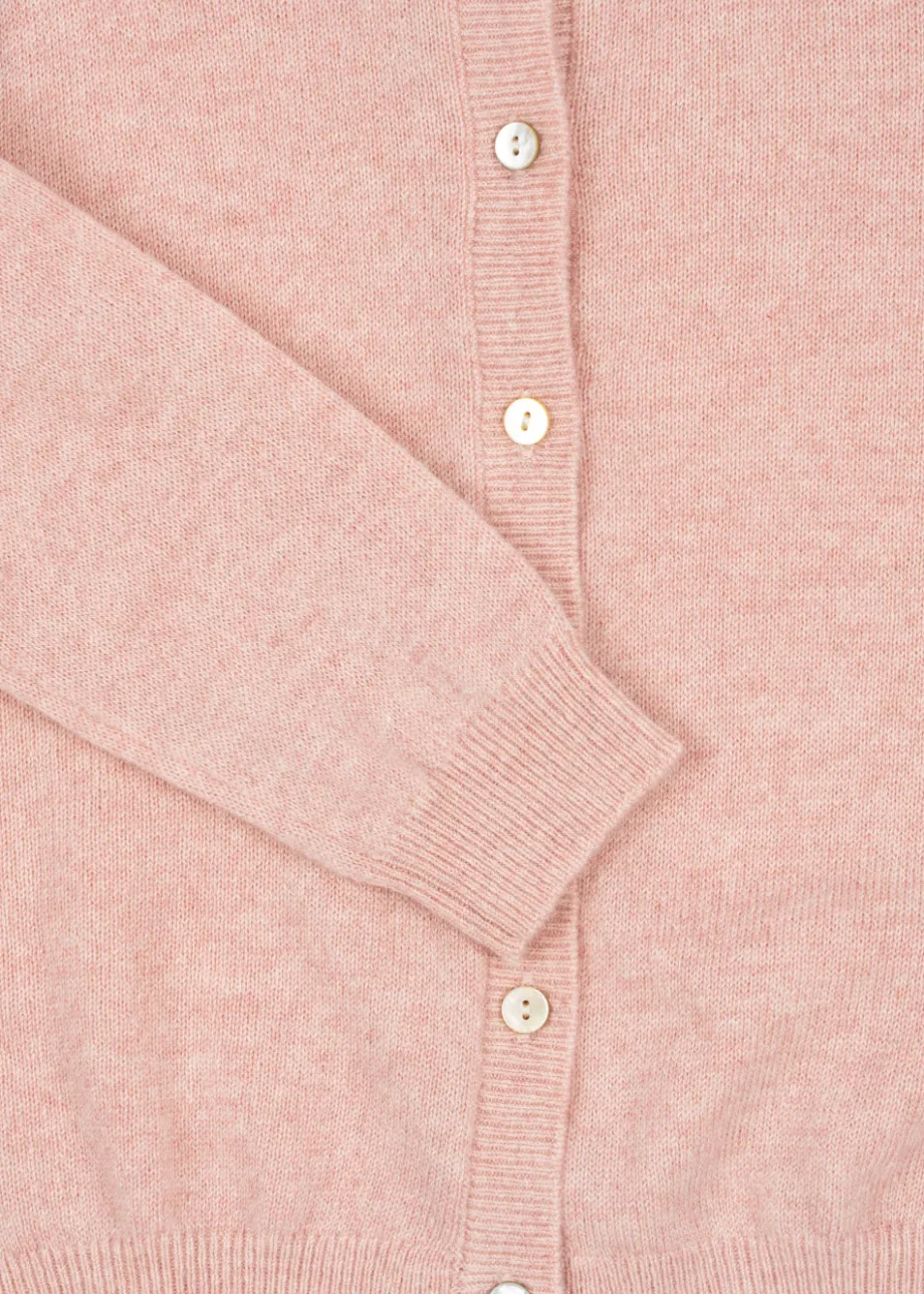 Best Konges Sløjd dio cashmere sæt - ROSE MELANGE rosemelange