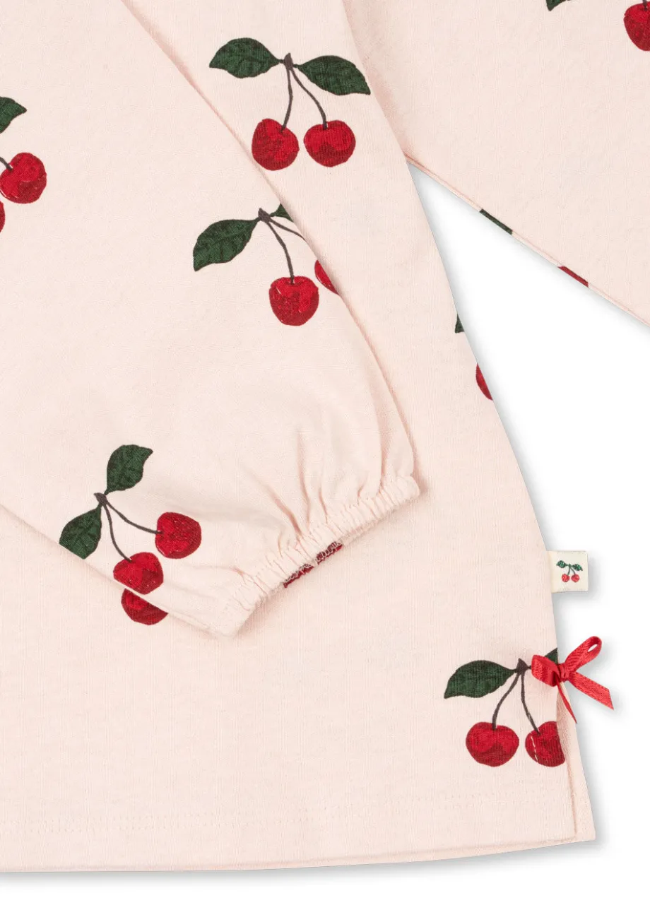 Store Konges Sløjd Drey bluse - MA GRANDE CERISE PEONY magrandecerisepeony