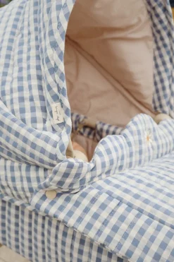 Best Konges Sløjd dukkebarnevogn - CAPTAINS BLUE CHECK captainsbluecheck