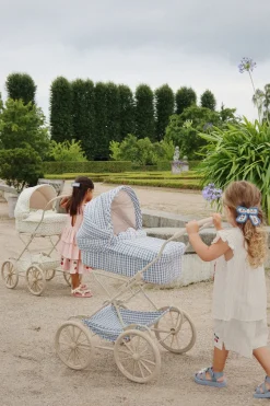 Best Konges Sløjd dukkebarnevogn - CAPTAINS BLUE CHECK captainsbluecheck