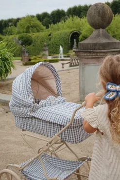 Best Konges Sløjd dukkebarnevogn - CAPTAINS BLUE CHECK captainsbluecheck