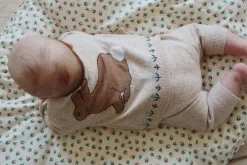 Store Konges Sløjd ELI CARDIGAN - OFF WHITE MELANGE offwhitemelange