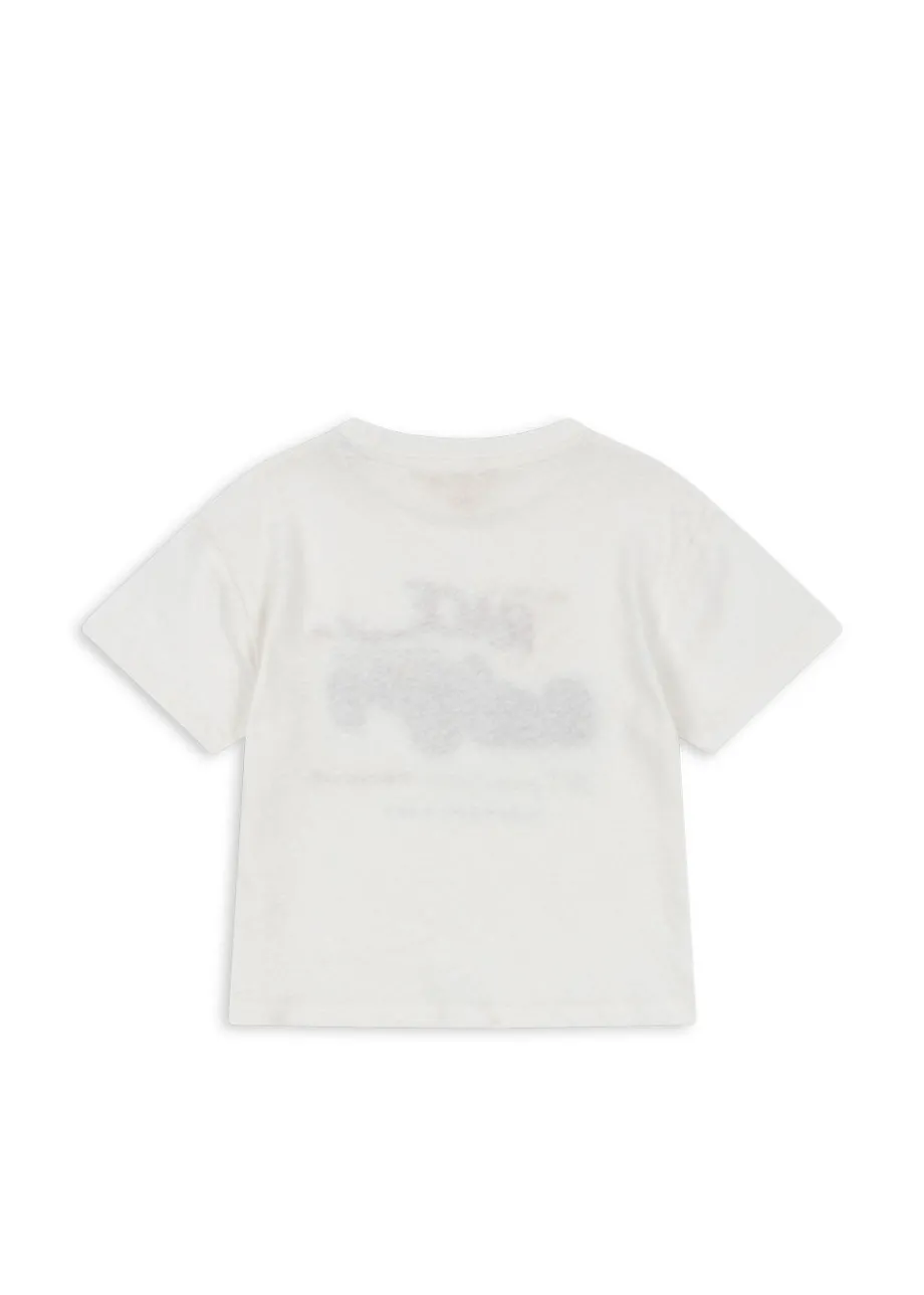 Outlet Konges Sløjd Era tee - RACE WHITE racewhite