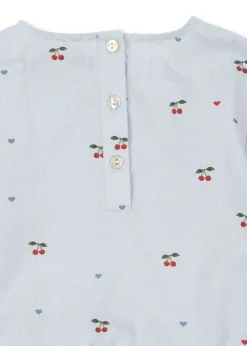 Sale Konges Sløjd evia bluse - CHERRY BLUE COEUR cherrybluecoeur