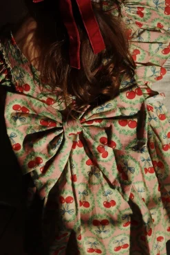 Clearance Konges Sløjd Evia kjole - cherry bow cherrybow