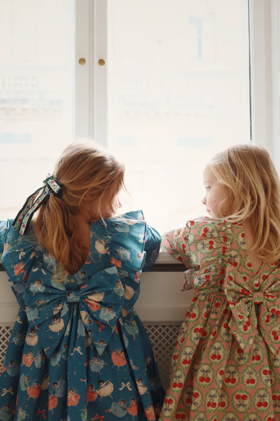 Clearance Konges Sløjd Evia kjole - cherry bow cherrybow