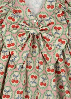 Clearance Konges Sløjd Evia kjole - cherry bow cherrybow