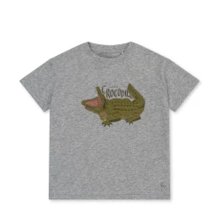 Sale Konges Sløjd famo tee - GREY MELANGE greymelange