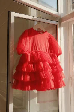 New Konges Sløjd Fay kjole - barbados cherry barbadoscherry