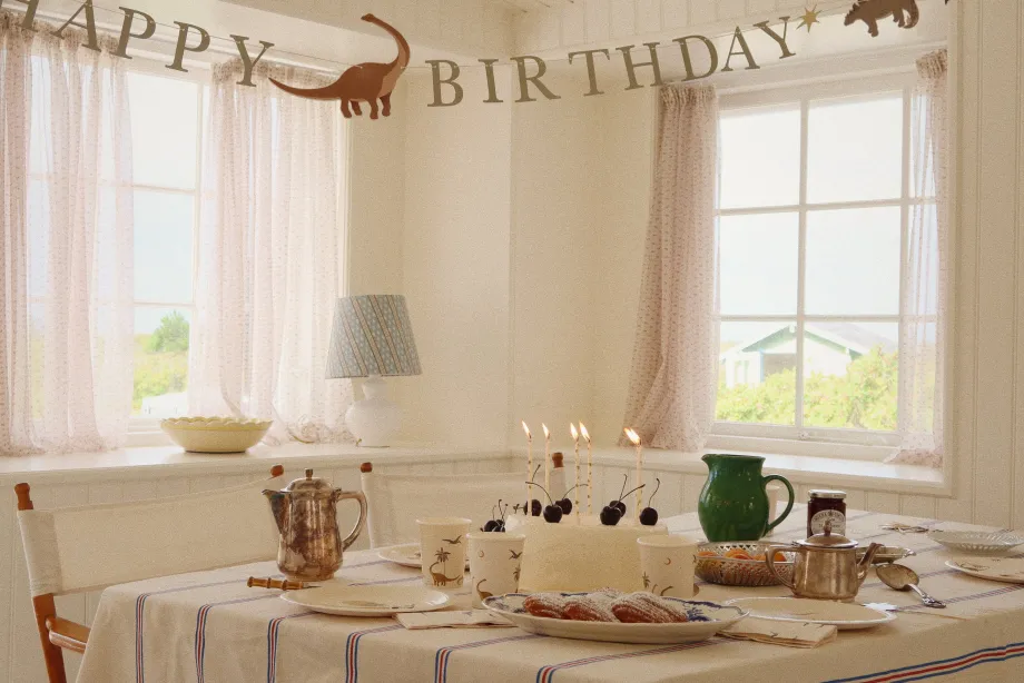 Hot Konges Sløjd fødselsdagspynt - dino