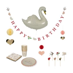 Clearance Konges Sløjd fødselsdagspynt - swan