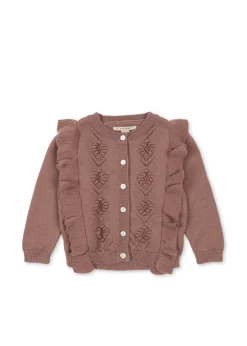 Shop Konges Sløjd FIOL CARDIGAN - burlwood