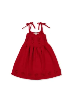 Store Konges Sløjd FIOL KJOLE - BARBADOS CHERRY barbadoscherry
