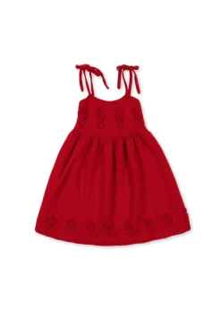 Store Konges Sløjd FIOL KJOLE - BARBADOS CHERRY barbadoscherry