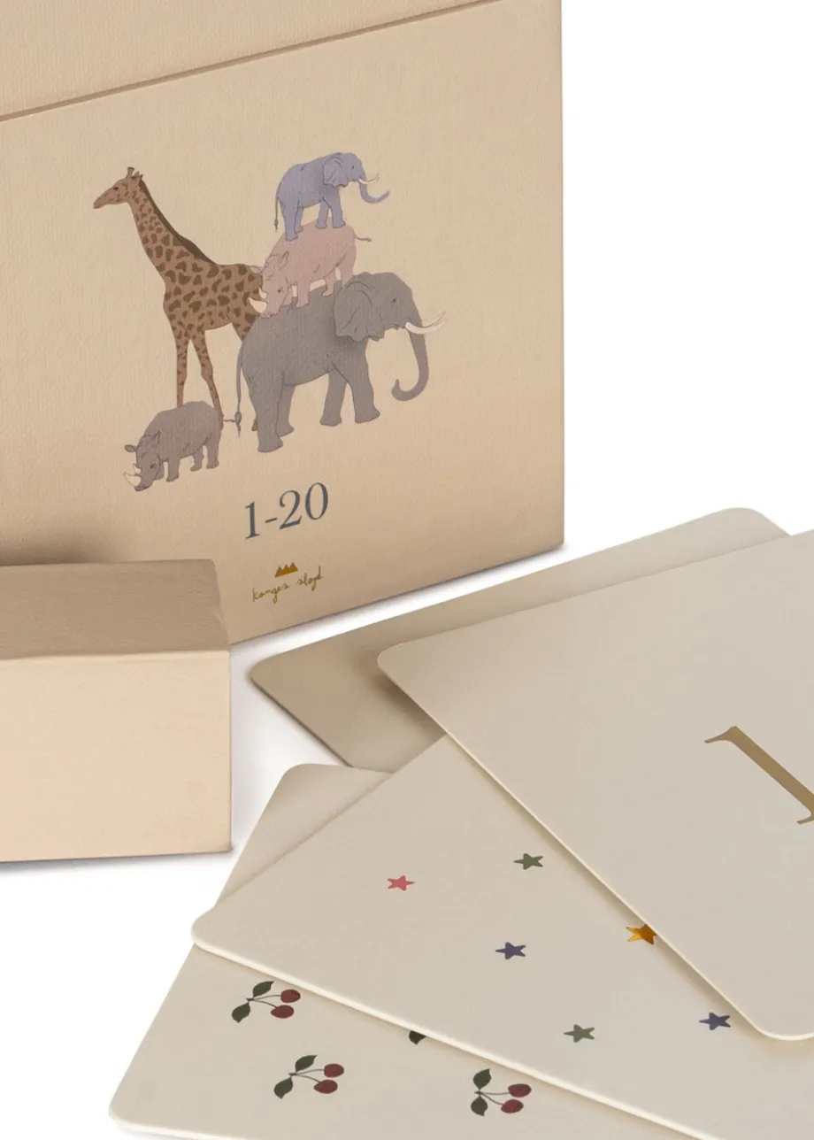 Clearance Konges Sløjd flashcards - numbers