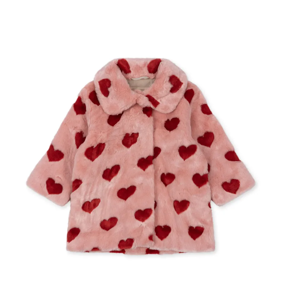 New Konges Sløjd FUZZIE FRAKKE - COEUR MELLOW coeurmellow