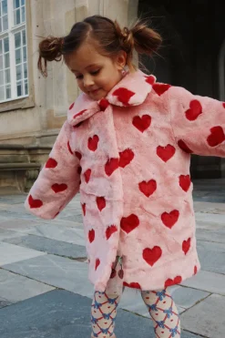 New Konges Sløjd FUZZIE FRAKKE - COEUR MELLOW coeurmellow