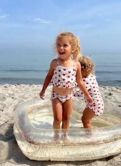 Best Sale Konges Sløjd hjerte badebassin - TRANSPARENT CREAM transparentcream