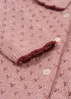 Discount Konges Sløjd Holiday cardigan - mellow rose mellowrose
