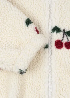 Cheap Konges Sløjd Jody Teddyjakke - cherry