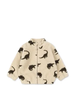 Shop Konges Sløjd Jody Teddyjakke - DINO SILHOUETTE dinosilhouette