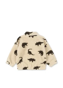 Shop Konges Sløjd Jody Teddyjakke - DINO SILHOUETTE dinosilhouette