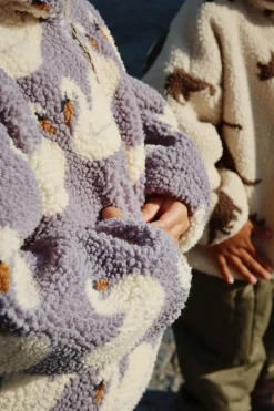 Shop Konges Sløjd Jody Teddyjakke - DINO SILHOUETTE dinosilhouette