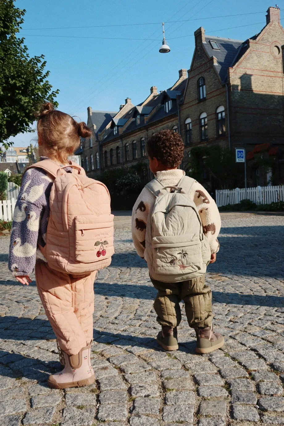 Shop Konges Sløjd Jody Teddyjakke - DINO SILHOUETTE dinosilhouette