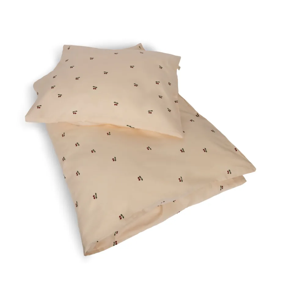 Clearance Konges Sløjd junior sengesæt 100x140 - cherry