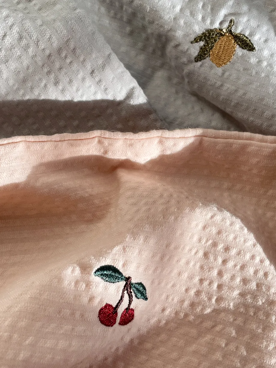 Clearance Konges Sløjd junior sengesæt 100x140 - LIGHT BLUE lightblue