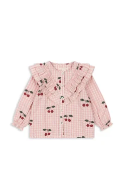 Hot Konges Sløjd kim bluse - CHERRY CHECK cherrycheck