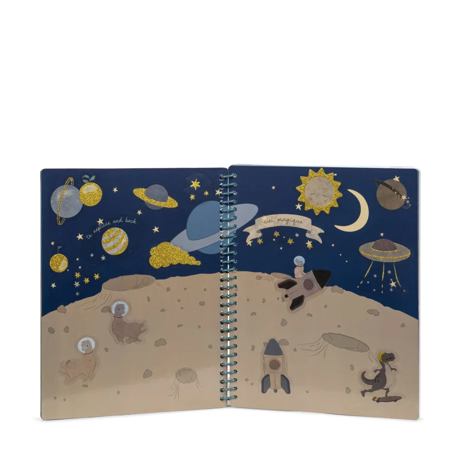 Best Konges Sløjd klistermærkebog - green