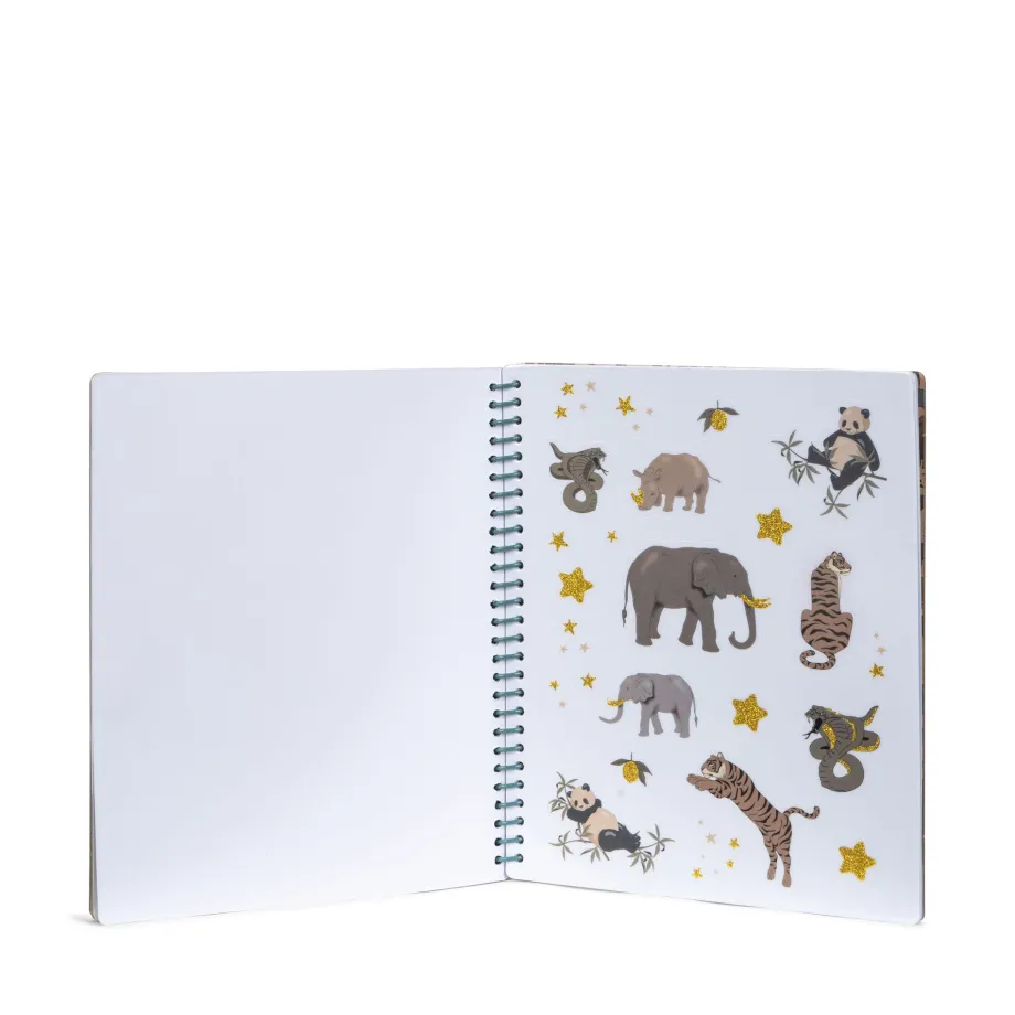 Best Konges Sløjd klistermærkebog - green