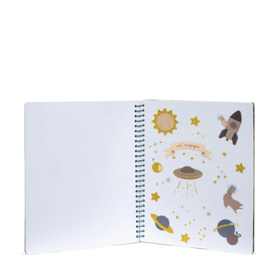 Best Konges Sløjd klistermærkebog - green