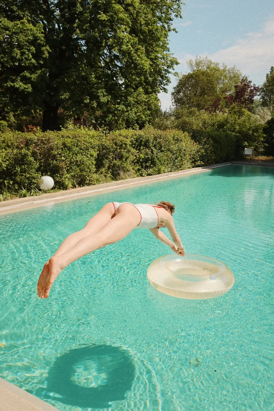 Shop Konges Sløjd kæmpe badering - MULTI CHERRY TRANSPARENT multicherrytransparent