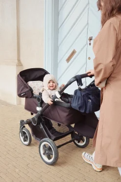 Fashion Konges Sløjd lille pusletaske - walnut