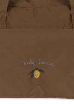 Best Konges Sløjd lille pusletaske - WALNUT LEMON walnutlemon