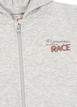 Store Konges Sløjd lou hættetrøje - GREY MELANGE greymelange